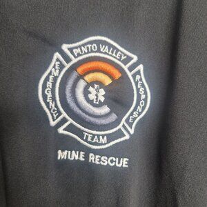 Pinto Valley Emergency Mine Rescue Response Team Size 2XL Black